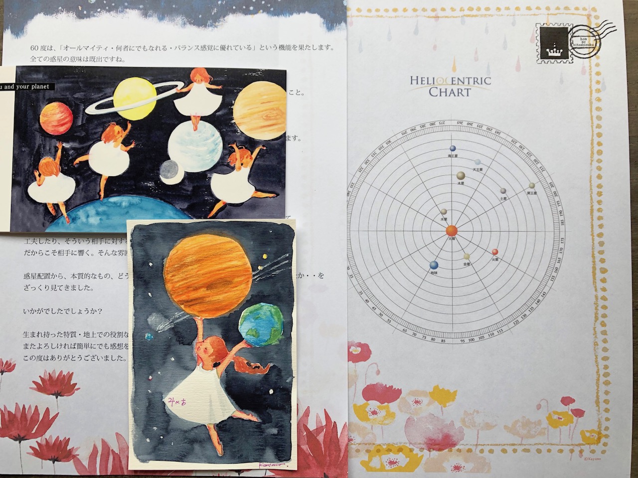 時々、何度も読み返していただけたら（ヘリオ星読みリーディング）