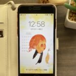 mecelo 3月分スマホ用イラストカレンダー