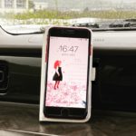 mecelo 4月分スマホ用イラストカレンダー