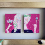 魂の伴侶の絵が小説の表紙絵になりました【しずくふたつ】