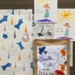 7月のお手紙セット・芸術家支援mecelo限定グッズ