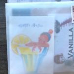 8月のお手紙セット・芸術家支援mecelo限定グッズ