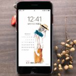 【追記有】mecelo 9月分スマホ用イラストカレンダー