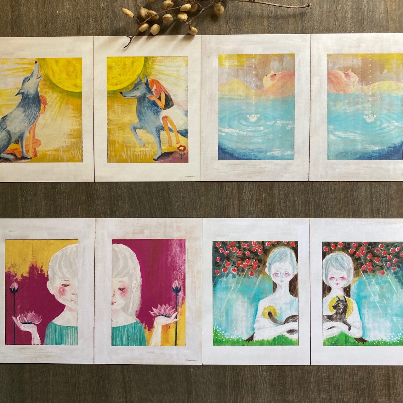 【各種お知らせ】web個展31日までとか星読み絵とか