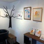 個展開始日のつぶやき「STORY×プチしずく」