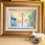 しずくふたつ作品メッセージと共に【個展1/31まで】