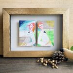 もう一人の自分の絵「しずくふたつ 053 理の音」セミオーダー