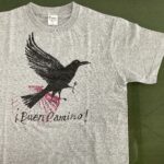 【お仕事関連】Tシャツイラスト・熊野とサンティアゴの巡礼モチーフ