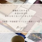 「情報を入れすぎて、本当の自分がわからなくなっていましたが・・」【感想：宇宙絵図®セッション継続コース】