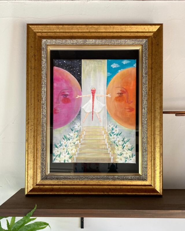 宇宙の水彩画 原画「星たちとダンス」 | 佳矢乃しずくあつめ舎－kayano