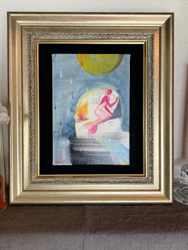 あなたの心の自画像」水彩＆アクリル原画 | 佳矢乃しずくあつめ會